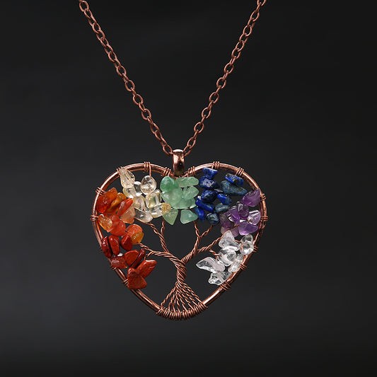 Infinionly Bending Tree of Life Necklace