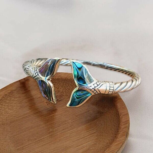 Infinionly Mermaid Tail SS Bangle Bracelet