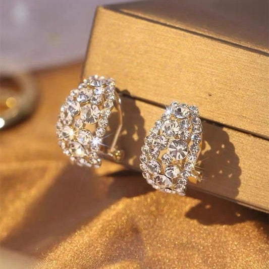 Infinionly Lab-Created Diamonds Hoop Earrings