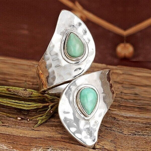 Sterling Silver Western Style Turquoise Ring