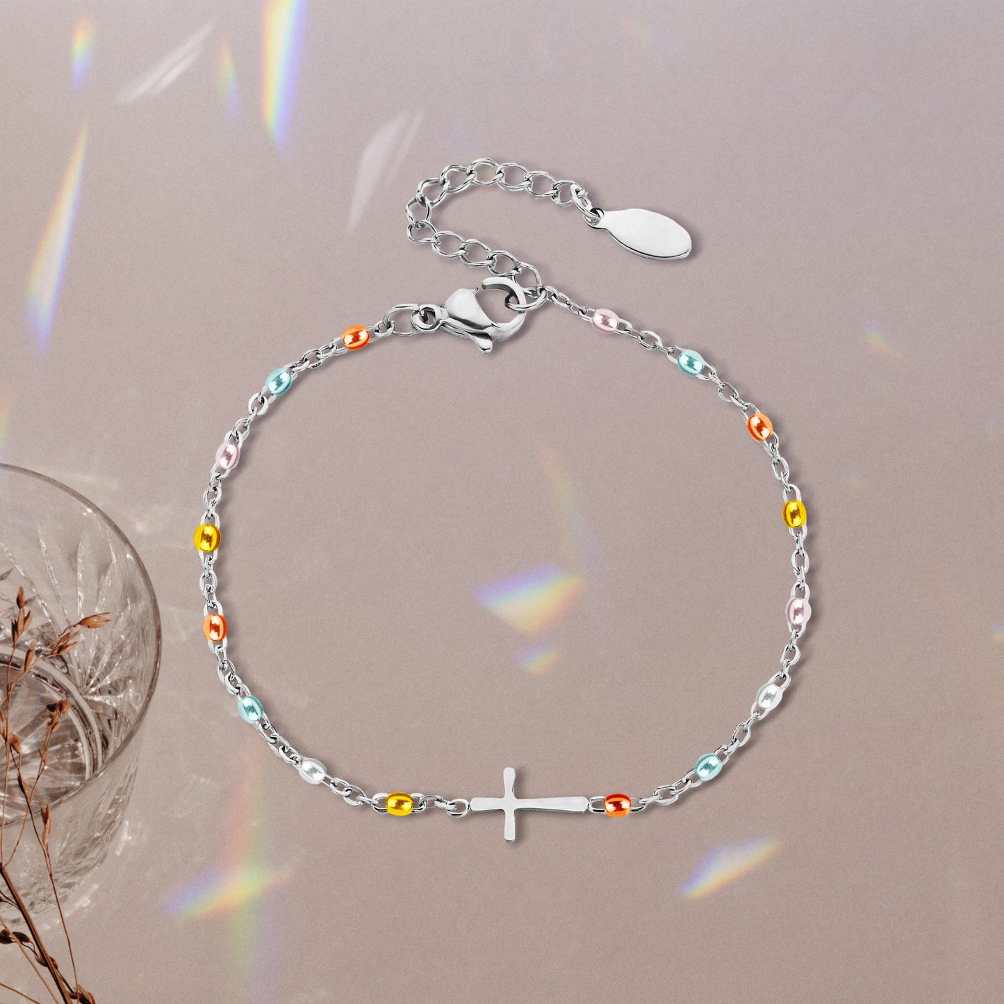 Infinionly Friends Take Care of Us | Cross Bracelet