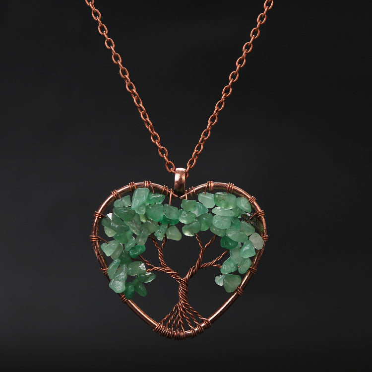 Infinionly Bending Tree of Life Necklace