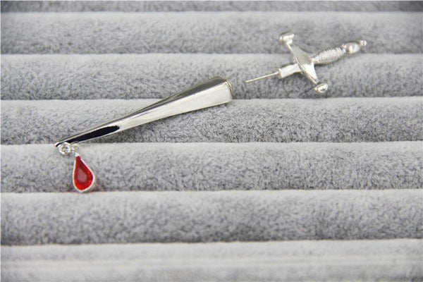 Blood Sworn Dagger Stud Earrings