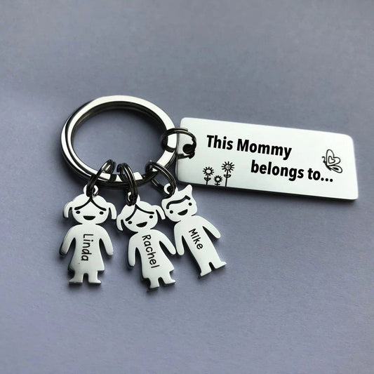 Mother's Day Gift! Personalized Family Name Keychain