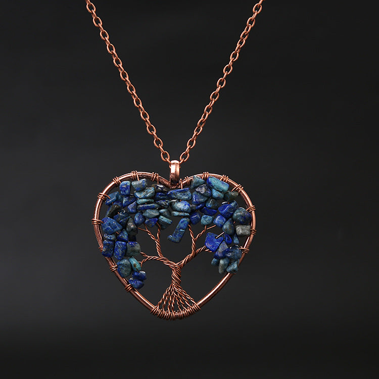 Infinionly Bending Tree of Life Necklace