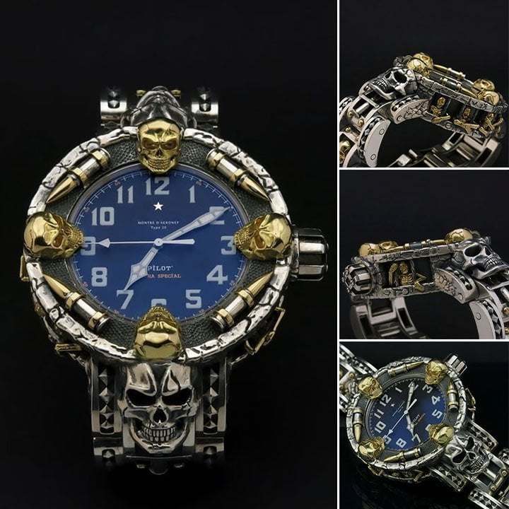 Mysterious Forbidden Bullet Skull Wrist Watch-Free Shipping Today Only