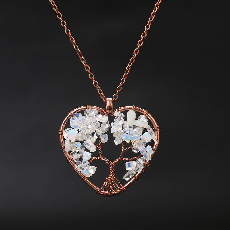 Infinionly Bending Tree of Life Necklace