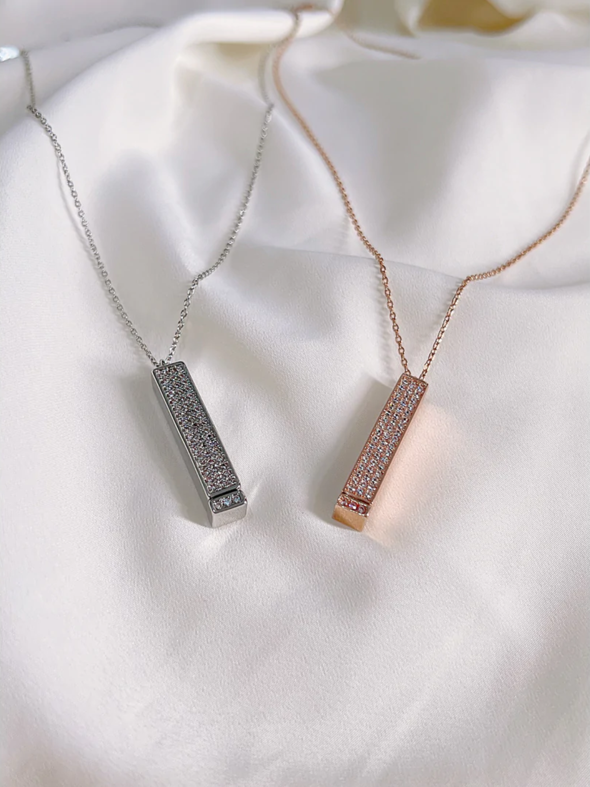Personalized Message Bar Necklace