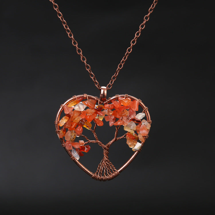 Infinionly Bending Tree of Life Necklace