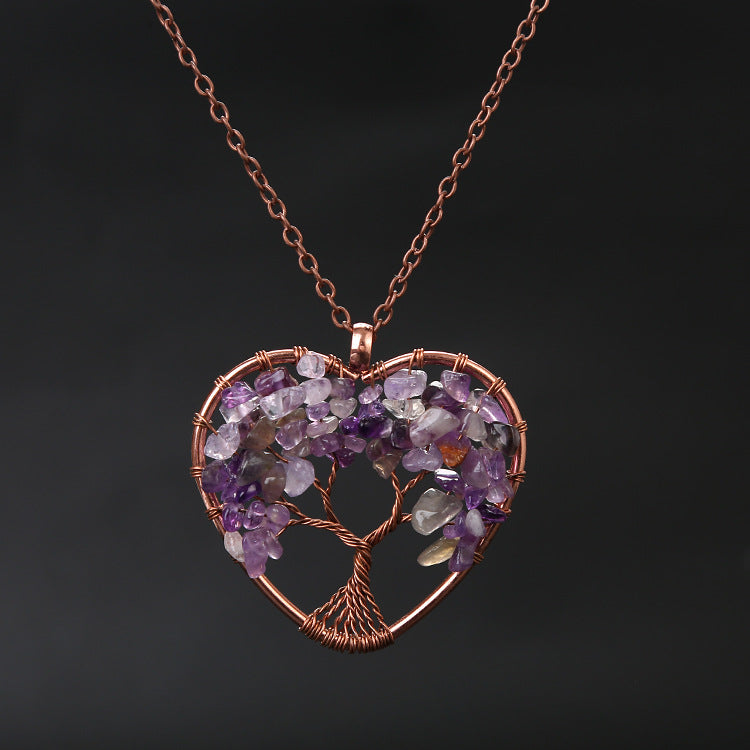 Infinionly Bending Tree of Life Necklace