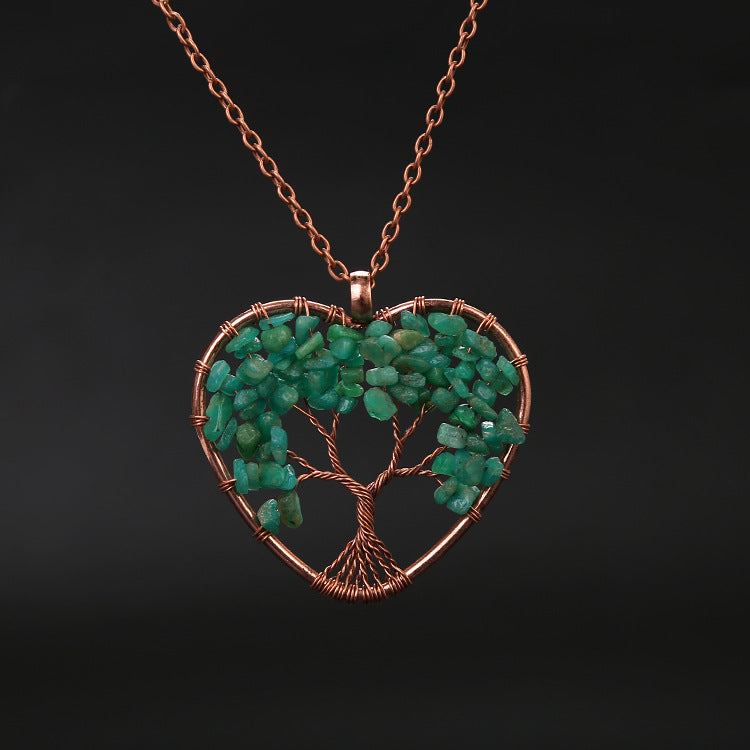 Infinionly Bending Tree of Life Necklace