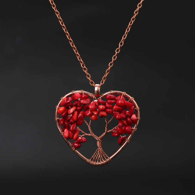 Infinionly Bending Tree of Life Necklace