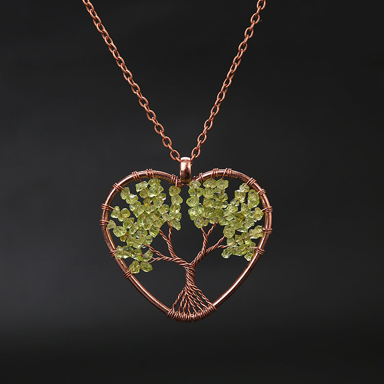 Infinionly Bending Tree of Life Necklace