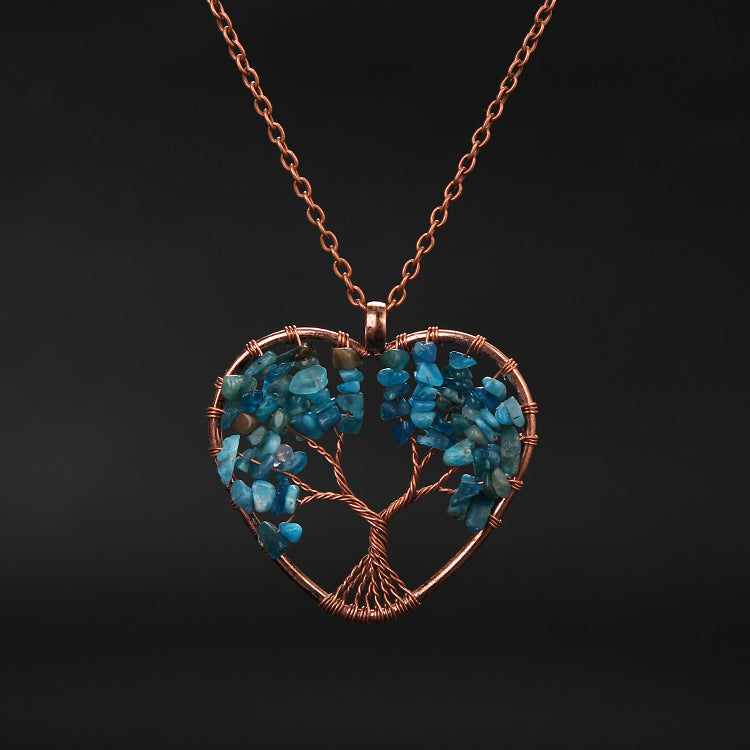 Infinionly Bending Tree of Life Necklace