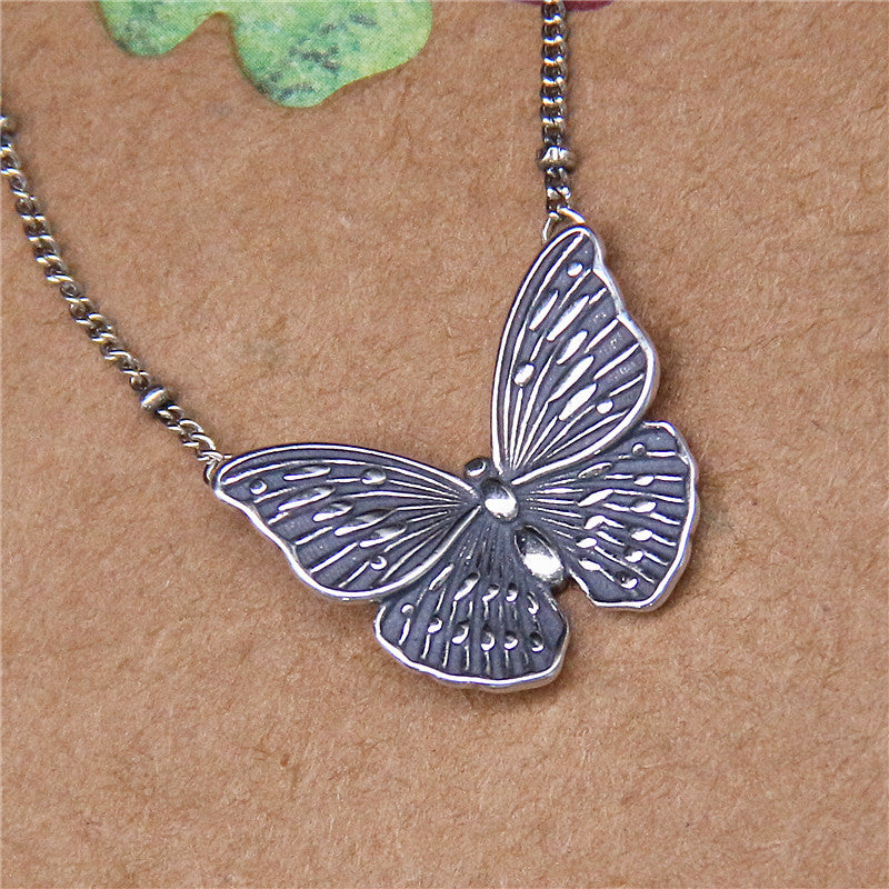 Vintage Butterfly Necklace