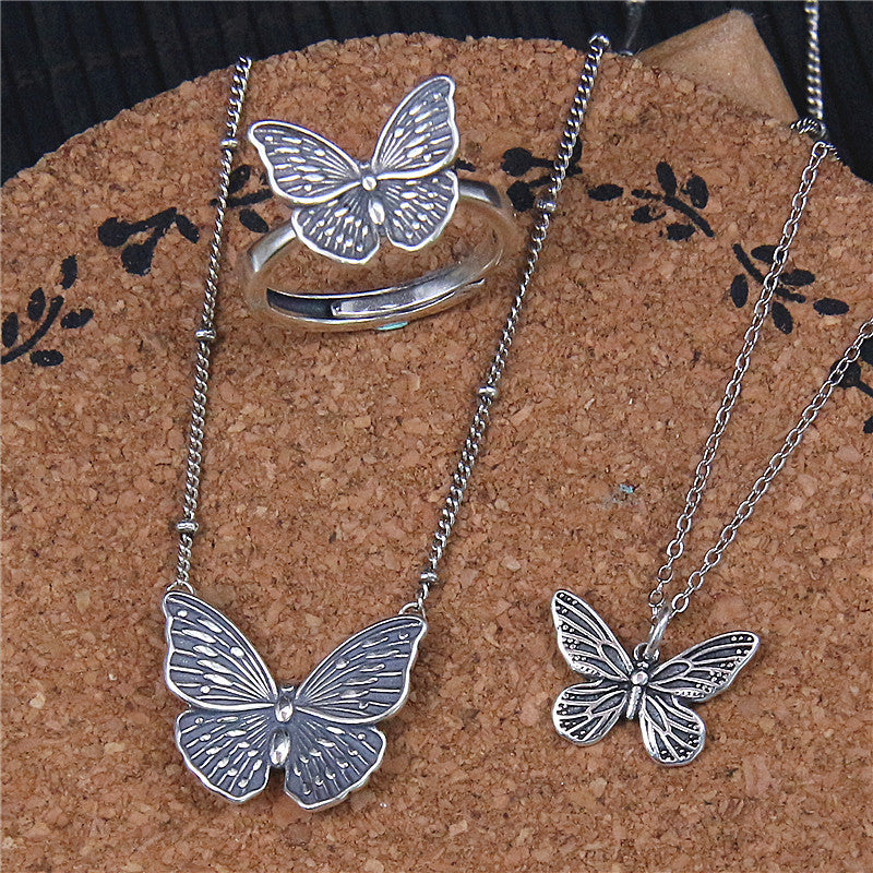 Vintage Butterfly Necklace