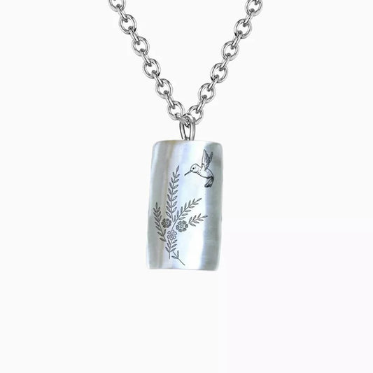 Infinonly 925 Sterling Silver Hummingbird Necklace