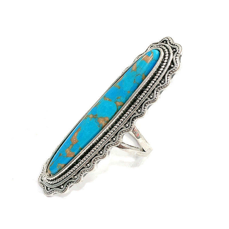 Infinionly Baguette Turquoise Ring
