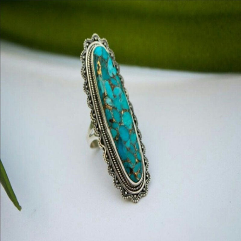 Infinionly Baguette Turquoise Ring