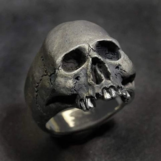 Infinionly Men Skull Punk Ring
