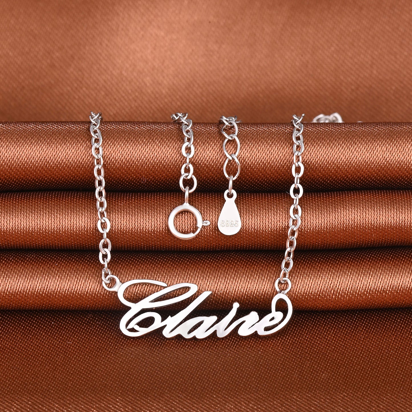 Infinionly Sterling Silver Custom Personalized Name Necklace