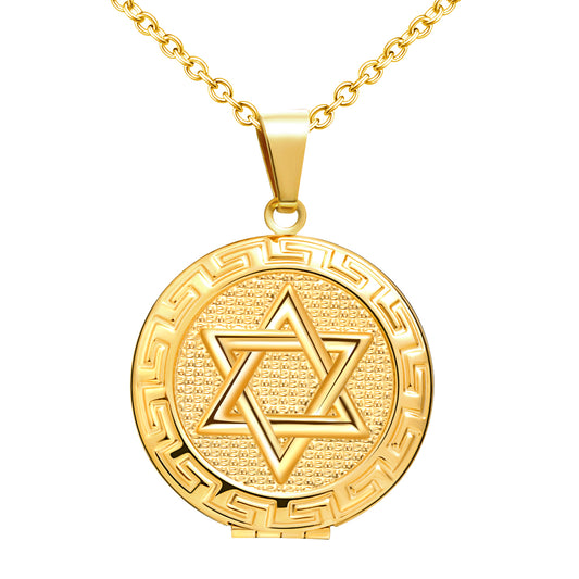 Infinionly Star Photo Locket Necklace