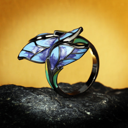 Infinionly Enamel Colorful Ring