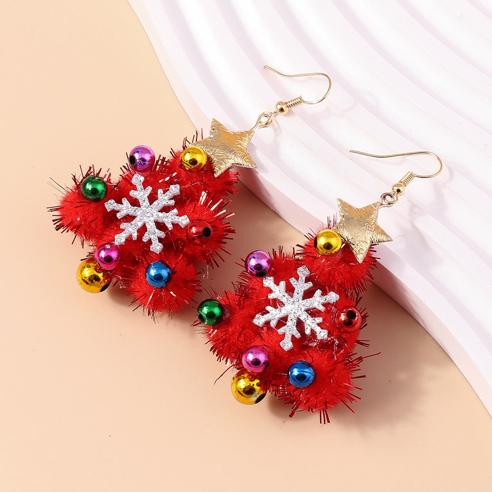 Infinionly Diy Christmas Felt Earrings