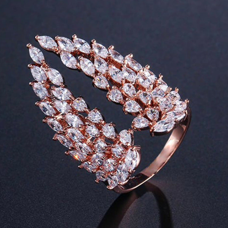 Infinionly Zircon Wing Ring