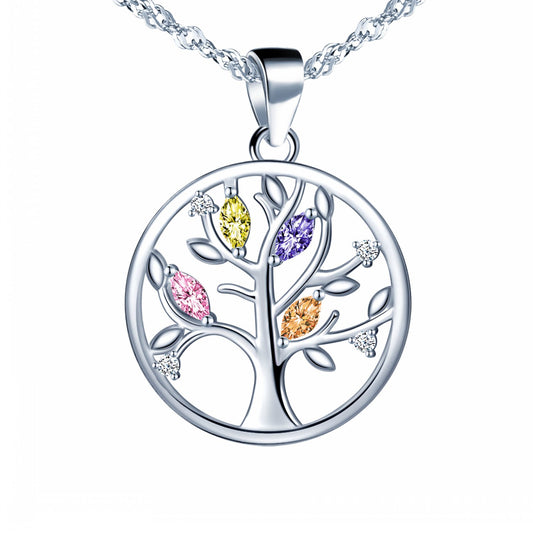 Tree of Life CZ Necklace