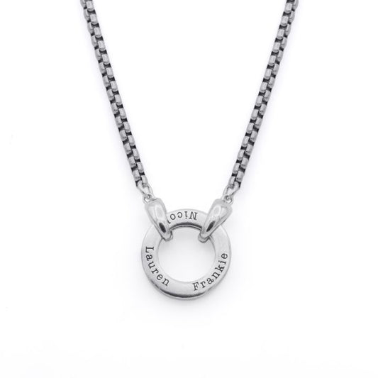 Infinionly Chain Name Necklace - Sterling Silver